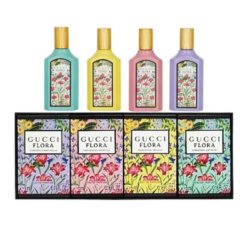 GUCCI 4PCS MINI SET: Version A (2x 5ml Bloom + 2x 5ml Gardenia