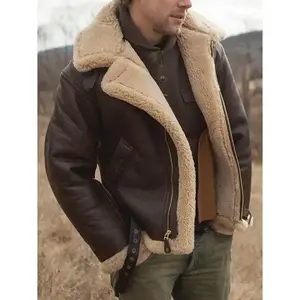 Sheepskin Men's Coat Thickened Faux Fur Jacket Menswear Tops