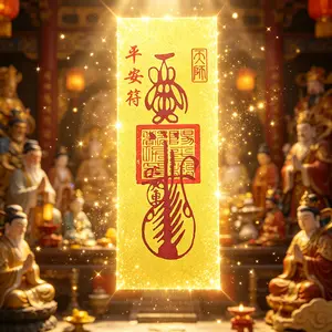 Authentic Taoist Peace Amulet | Blessing for Health & Safety