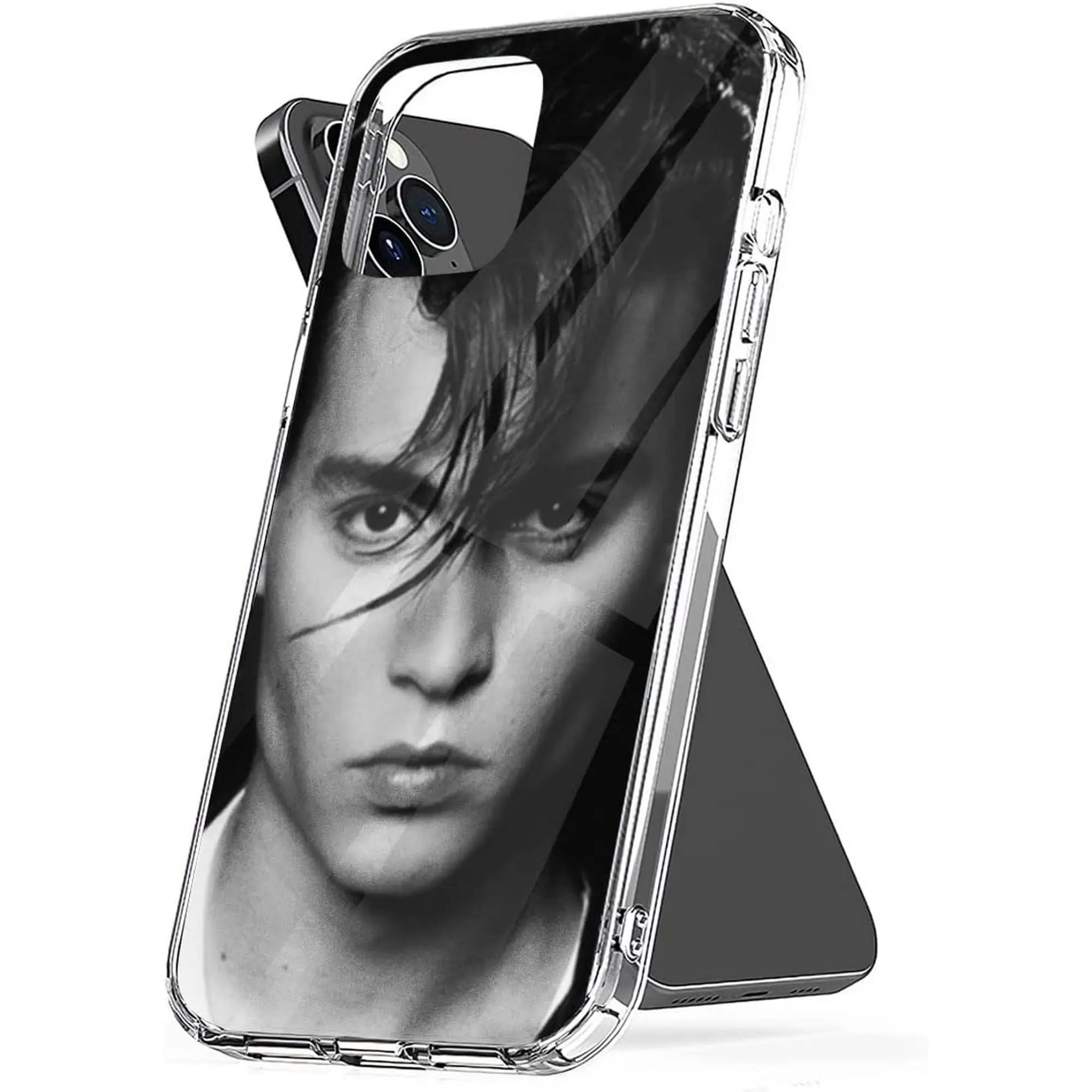 Phone Case Johnny Shockproof Depp TPU Cover Transparent Compatible with iPhone SE 7 8 X XR 11 12 13 14 15 16 Plus Mini Pro Max Samsung Galaxy Note S9 S10 S20 S21 Ultra Plus Smartphone Protective