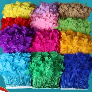 1-meter long women's costume and accessory set, DIY sewing and craft kit, including feather tassel trim, suitable for dresses, shawls, Halloween costumes and stage performances - fashion accessories