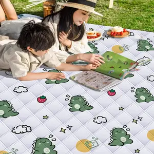 Waterproof Picnic Mat Outdoor Camping Beach Spring Travel Rug, Thick Moisture-Proof Pad for Home or Wilderness Use