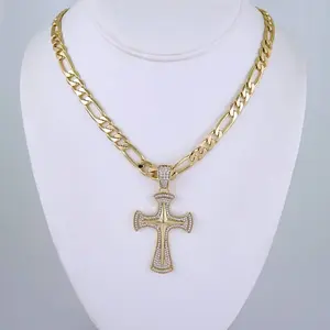 Cadenas & Colgantes Zircon Stone Necklace for Adults with 14K Real Color and Elegant Design