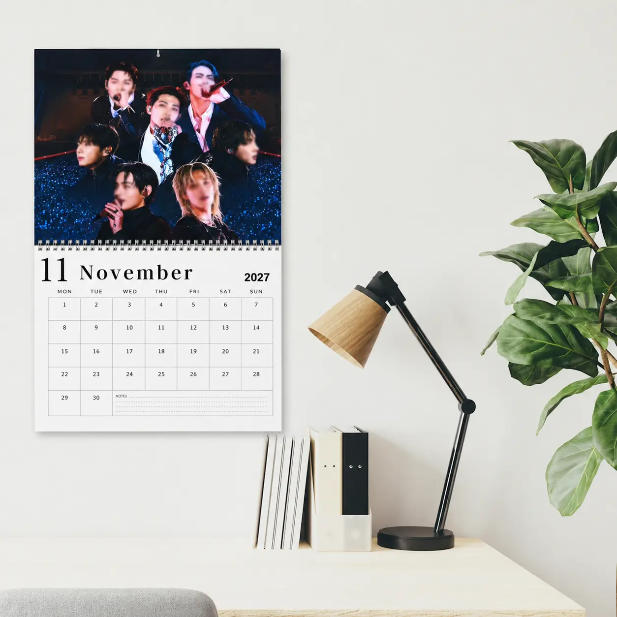 Arirang Wall Calendars 2026-2027, Calendar for Home Decor, Sport Fan