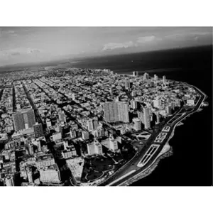 Superstock  Cuba Havana Air View of Vedado District Poster Print, 24 x 36 - Large