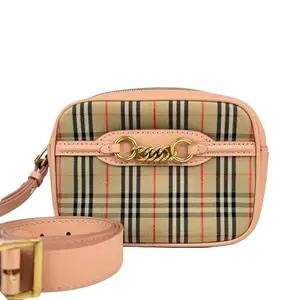 Pre-owned BURBERRY Fabric Crossbody Bags Signature Logo Shoulder Bag Crossbody