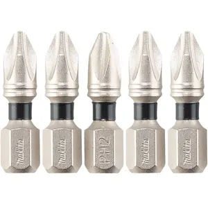 Makita (E-00555) Impact XPS® #2 Phillips 1" Insert Bit, 5/pk