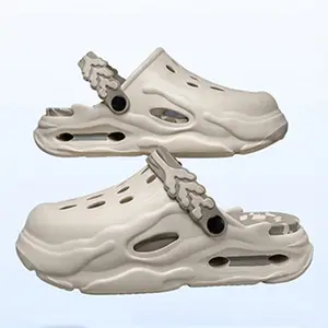 Men's Alien-Inspired Slip-On Sandals Lightweight EVA Beach Shoes with Anti-Slip Sole for Water Sand and Casual Wear Summer Outdoor Activities Unique Toe Design Comfortable Breathable Slippers Black Flipflop Khaki SpringStatements