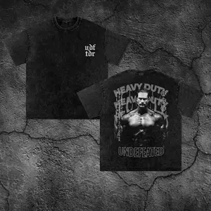 "6x Champion - Daddy CBum" Oversized Gym Washed T-shirt, Gym Apparel, Workout Wear, Training Men's Top, Aesthetic Shirt, Discipline, Strength, Focus