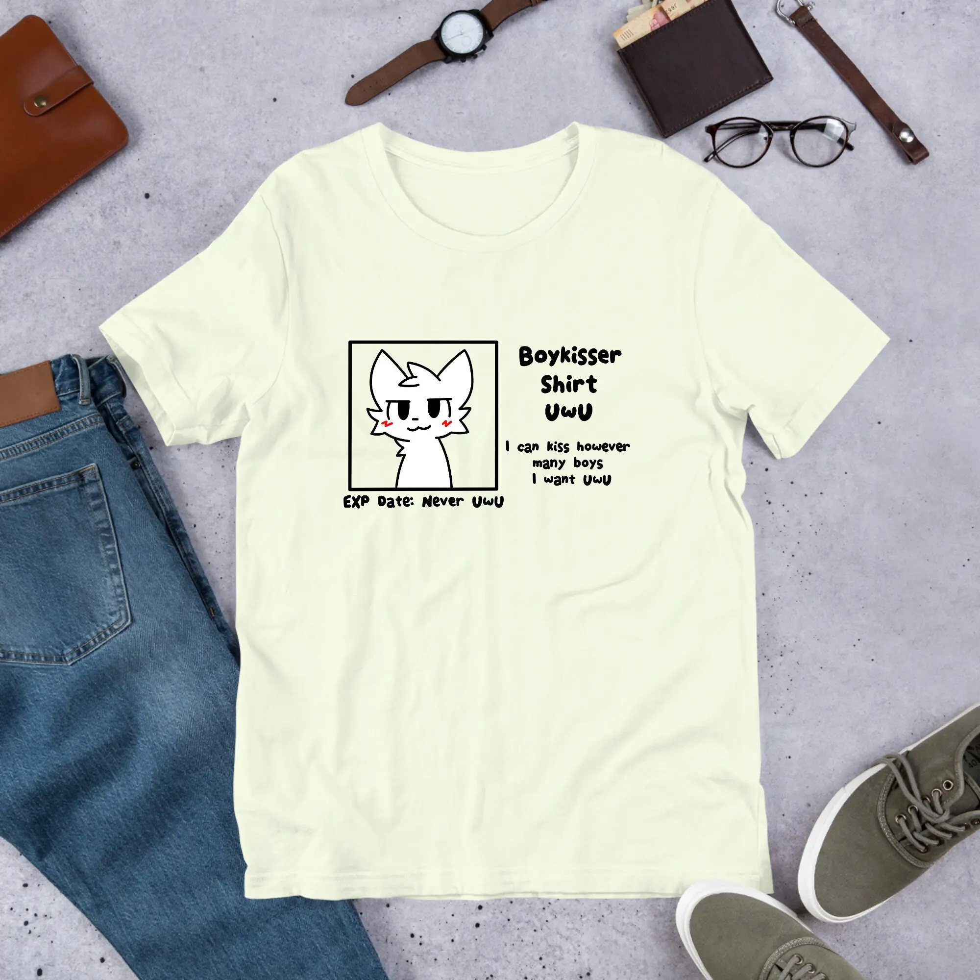 BoyKisser, Funny Furry Meme Shirt, Femboy Shirt, Bisexual LGBTQ Pride, Weeb Shirt, Waifu Shirt, Fursona, Transgender