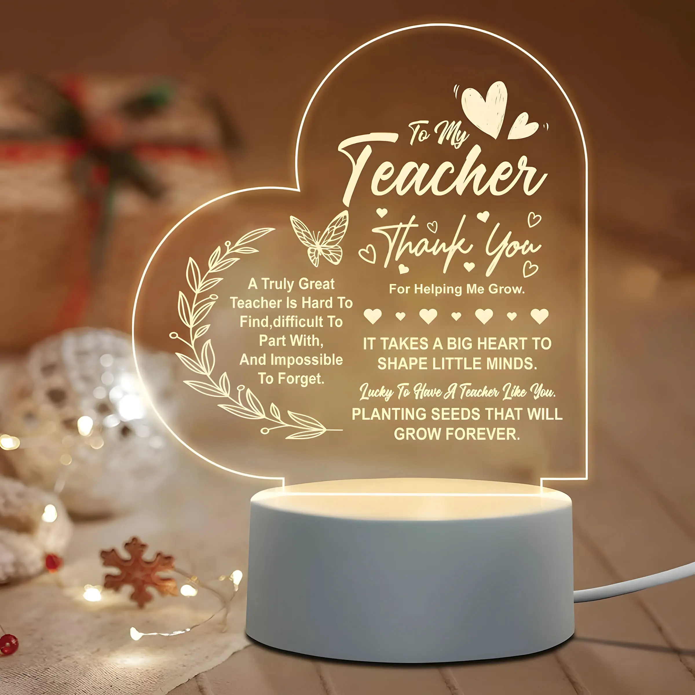 Teacher Appreciation Gift Set, Teacher Paperweight & Desk Organizer, Perfect for Classroom Decor, Home Decor, Office Essentials, Unique Teaching Assistant Present