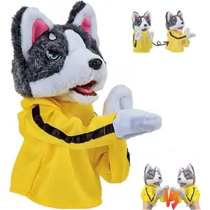 New Kung Fu Dog, Dog Hand Puppets, Dog Boxing Hand Puppet Toy, Kung Fu Puppy Toy, Fighting Punching Hand Puppet
