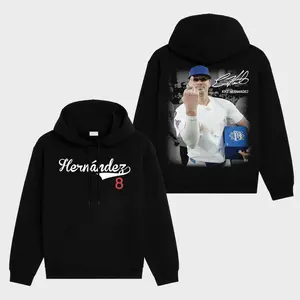 (Ver 2) Kike Hernández 08 Premium Cotton Oversize Hoodie Sweater T-Shirt, The Kike Hoodie Sweater T-Shirt, The Los Angeles Hoodie Sweater T-Shirt , Sunday Baseball Hoodie Sweater T-Shirt , Game Day Hoodie Sweater T-Shirt , Game Day Outfit