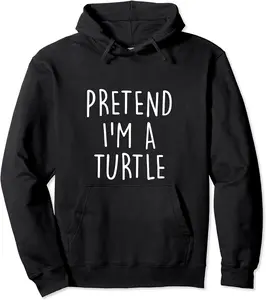 Pretend I'm a Turtle funny lazy Halloween costume cosplay Pullover Hoodie - Tomasleza Shop 89B0BK9VK1W3