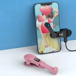 Auto Screen Clicker for Smart Phone Apps Video Live Streaming Gadget with Digital Display Controller & USB Charging Cable