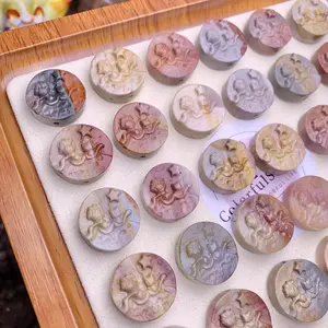 Natural Alashan agate  DIY charms 【 The Little Prince】