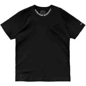 Chrome Hearts Short Sleeve Pocket Crew T-shirt Black
