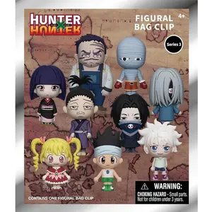 Official Hunter×hunter 3D Anime Figure Keychain, Keychain Series Figures, Mystery Blind Bag Clip, Perfect Gift for Fans & Collectors, Unique Surprise Inside!