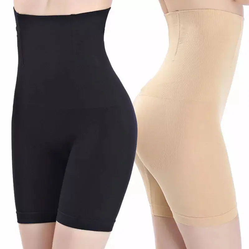 Seamless High Waist Shapewear Shorts for Women Tummy Control Thigh Slimming Body Shaper Underwear Everyday Wear