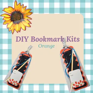 Orange DIY Bookmark Kit