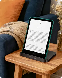 For Kindle/Samsung Ebook, Foldable Wireless Charging Stand, USB-C, Ready-to-Gift, Stouchi