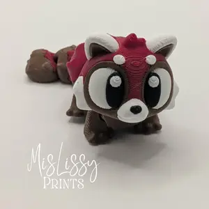 Red Panda Flexi 3D Print