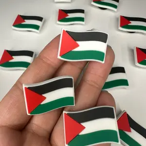 Palestine Flag Shoe Charm for Crocs, Free Palestine, Supporter Charm (1 piece)