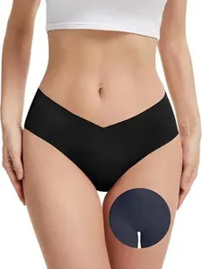 Women Seamless Anti Camel Toe Underwear No Show Invisible Gym Yoga Panties
