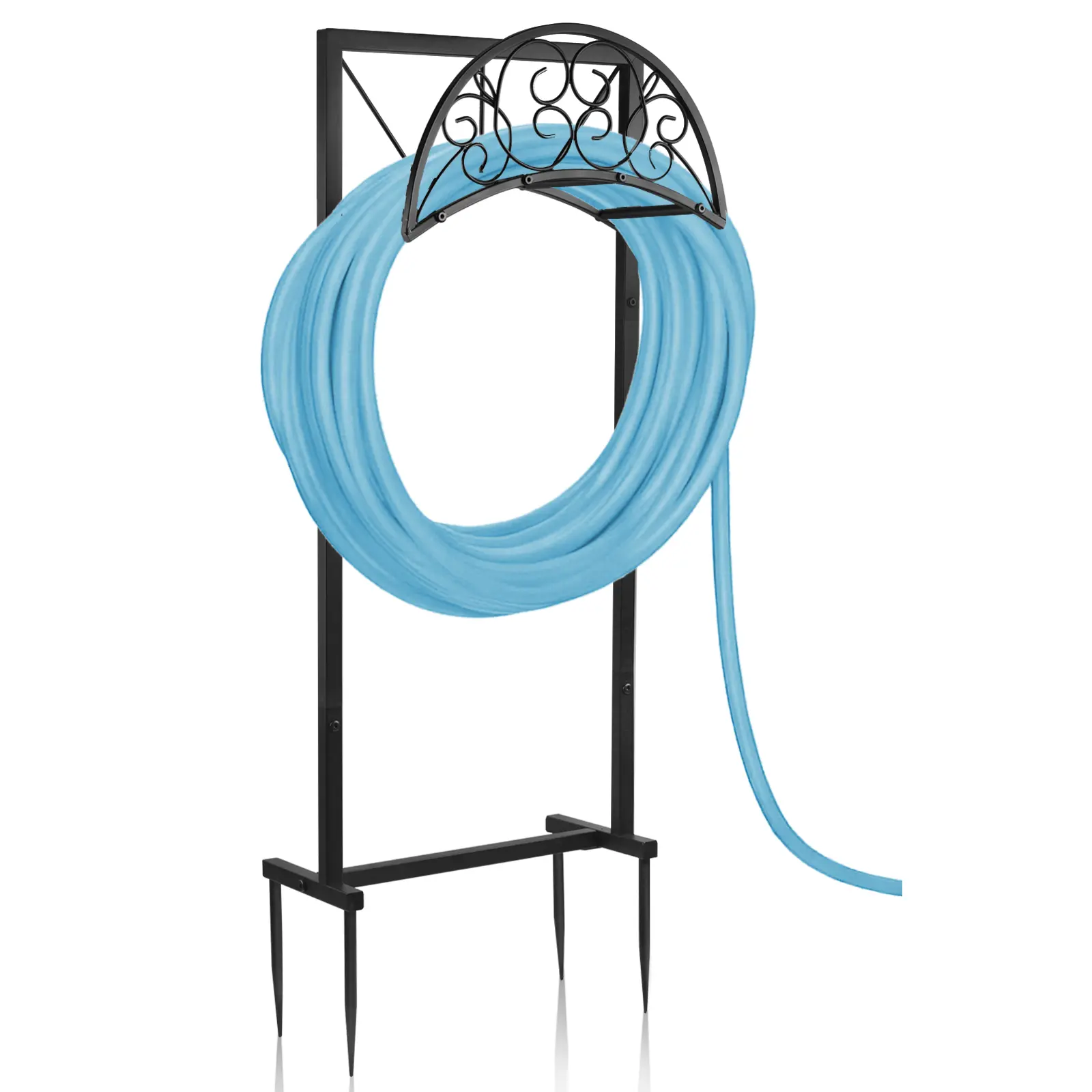 The Ultimate Yard Organizer: Upgraded 151ft Capacity Hose Reel - Heavy-Duty Freestanding Holder for Lawn, Farm & Garden, 151Ft Hose Reel, Garden Hoses & Reels, Hose Storage, Farmers/Gardens