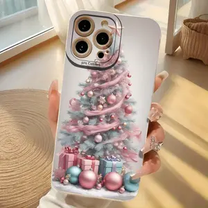 Christmas Tree Creative Gift Design Shockproof Ultra-Thin Case, Anti-Drop Phone Cover for iPhone 17/16/15/14/13/12/11/plus/pro Max