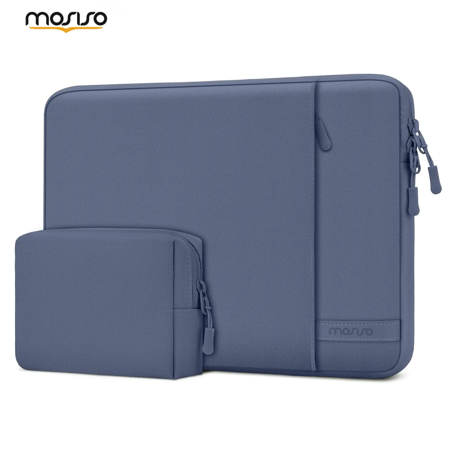 MOSISO Protection Laptop Sleeve Case, 360-Degree Protective Water-Resistant Bag with Vertical Pocket & Small Accessory Pouch, Slim Carrying Case Compatible with MacBook Neo 13, Air 13.6, Pro 13/14, Black, Protection Laptop Bags