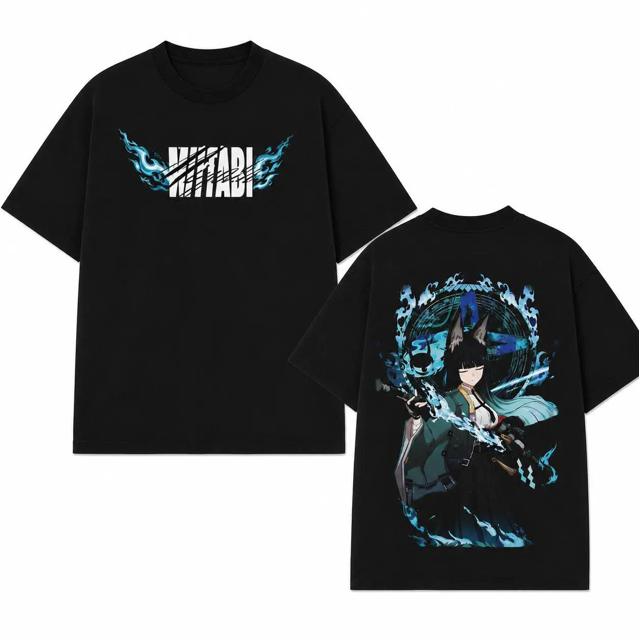 Zenless Zone Zero Miyabi Graphic Tee | Section 6 Anime Gaming T-Shirt