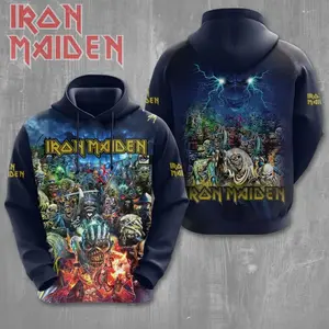 Iron Maiden 3D Apparel Hoodie, Unisex Streetwear AOP All Over Print 3D Hoodies  for Men for Women