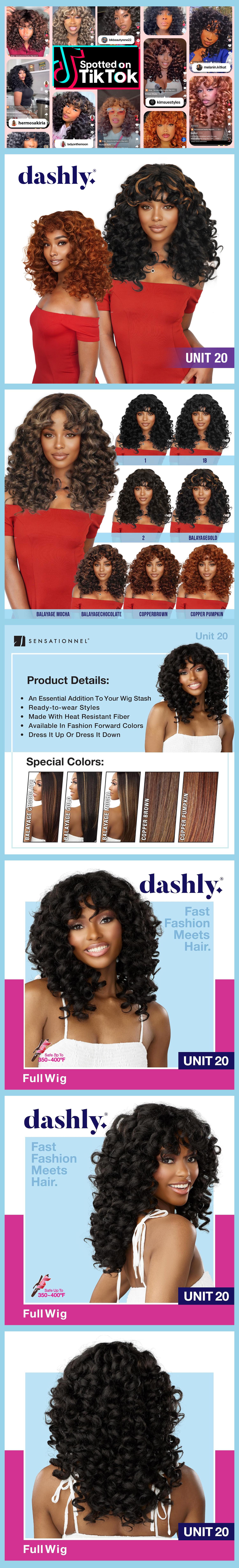 Sensationnel Dashly Wig Unit 20