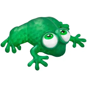 WARM FUZZY Toys (1) Floating Eye Animal Squishy Frog | Funny Sensory Fidget Great for Party Favor, Prize Box, PTA Carnival or School Fundraisers