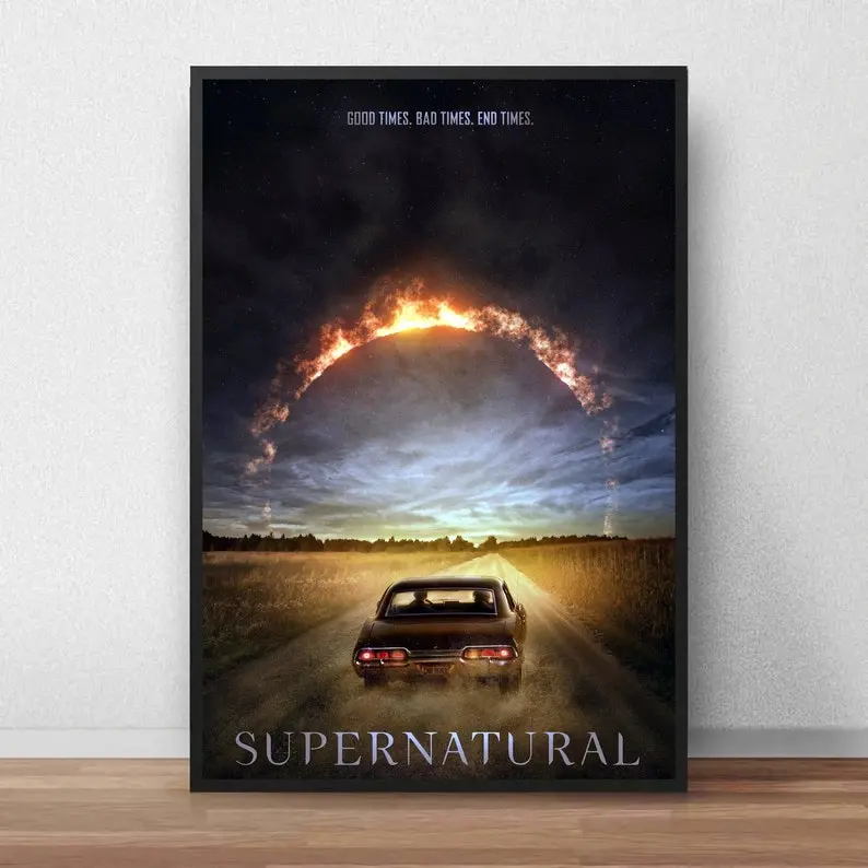 Supernatural Poster, Movie Poster, Film Poster, TV Series Poster, Wall Decoration, Canvas Poster, Unframe