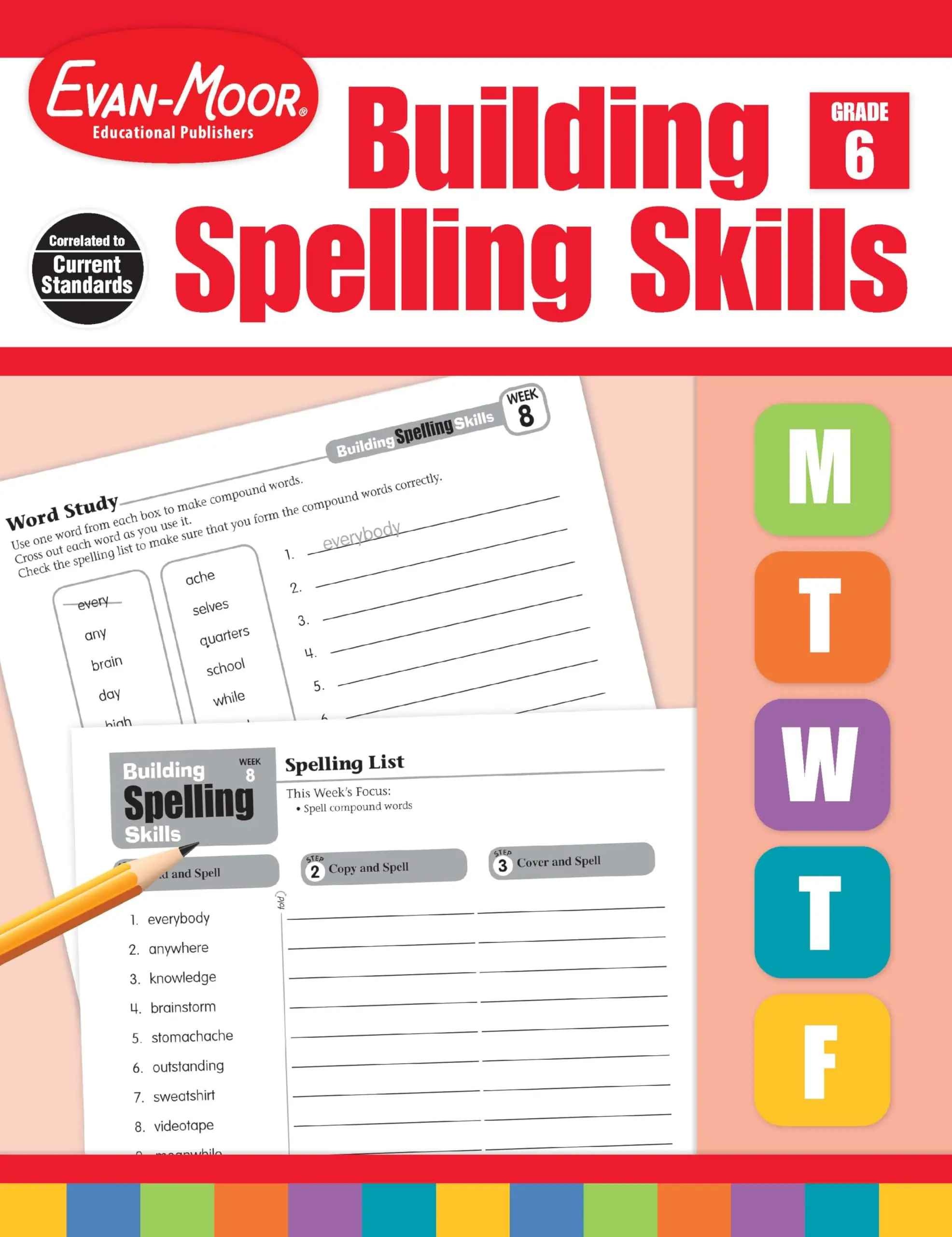 Building Spelling Skills, Grade 6 Teacher Edition -- Evan-Moor Educational Publishers - Paperback