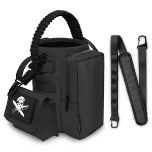 Water Bottle Holder Bag with Strap - Water Bottle Carrier Pouch for Walking, Gym, Camping, Fishing, Hunting 64oz One Gallon Tactical Carrier Holder