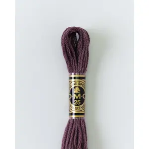 DMC Embroidery Stranded Thread - Six-Strand Embroidery Floss - 3740 - Gun Metal