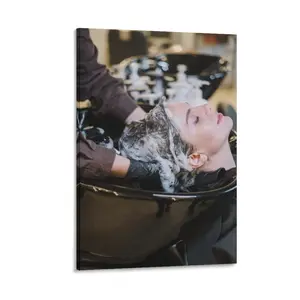 Barbershop Poster Comfort Shampoo Technology Poster Hair Salon Poster