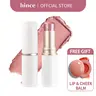 [hince Official] True Dimension Radiance Balm - Glow Stick Highlighter for Korean Glass Skin, with Squalane & Safflower Oil | Multi-Color Shade Stick, Cream Blush & Contour in One | Thanksgiving Gift