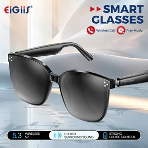 Smart Sunglasses with Hands-Free Calling, Listen To Music, Multifunctional Smart Glass with Open-Ear Sound Experience , Smart Wearable Devices with UV400 Protection for Sunny Days for Men Women