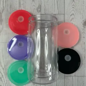 Live Claim ONLY 16oz Double Wall Snow Globe Cup with Colorful Lids and Straws Included