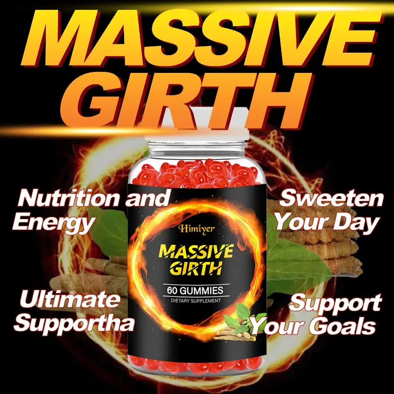 Himiyer Massive Girth Gummies - Energy & Performance Enhancing, Allergy-Free, Vi...