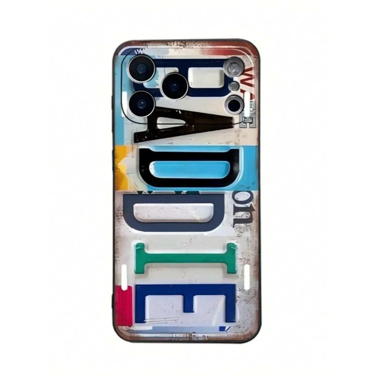 BADDIE License Plate Pattern TPU Shockproof Soft Cellphone Casing - Protective Mobile Accessory with Full Port Access, Fit for iPhone 17,17 Air,17 Pro,17 Pro Max,16,15,14,13,12,11,Pro Max,X,XS,Plus,Mini,16E/SE4 & Galaxy 35,36,53,54,S21-S26 Ultra Devices