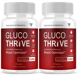 (2 Pack) Gluco Thrive Capsules, Gluco Thrive Advanced Formula (120 Capsules)