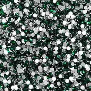 Diamond Dander: Filler Emerald Glass Rhinestones