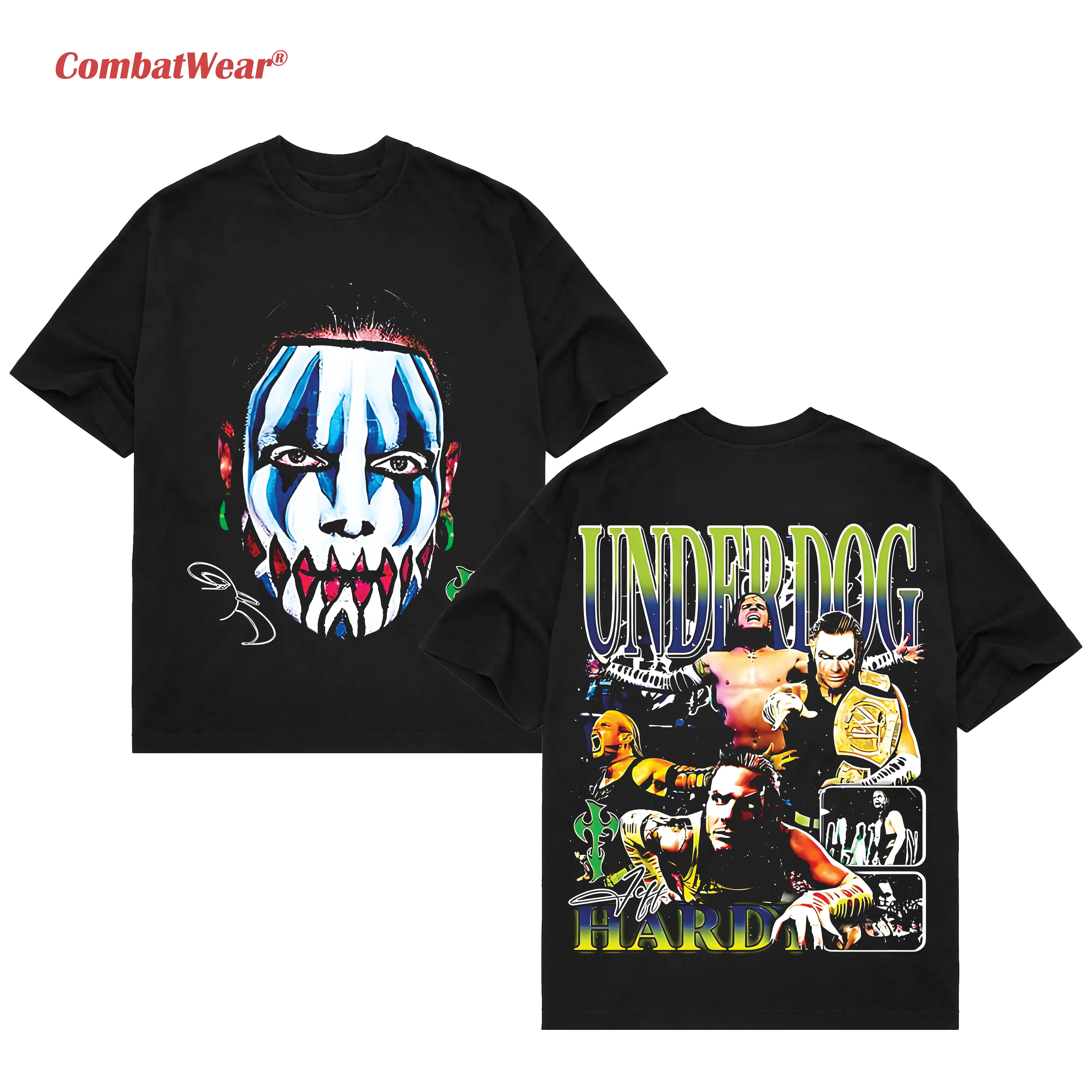 JEFF HARDY Wrestling Tee, Wrestling Graphic Tee, WWE Shirt, MMA Shirt, Sports T-shirt, Wrestling Gift, Gift for Him Gift For Her Hoodie Sweatshirt Streetwear Crewneck