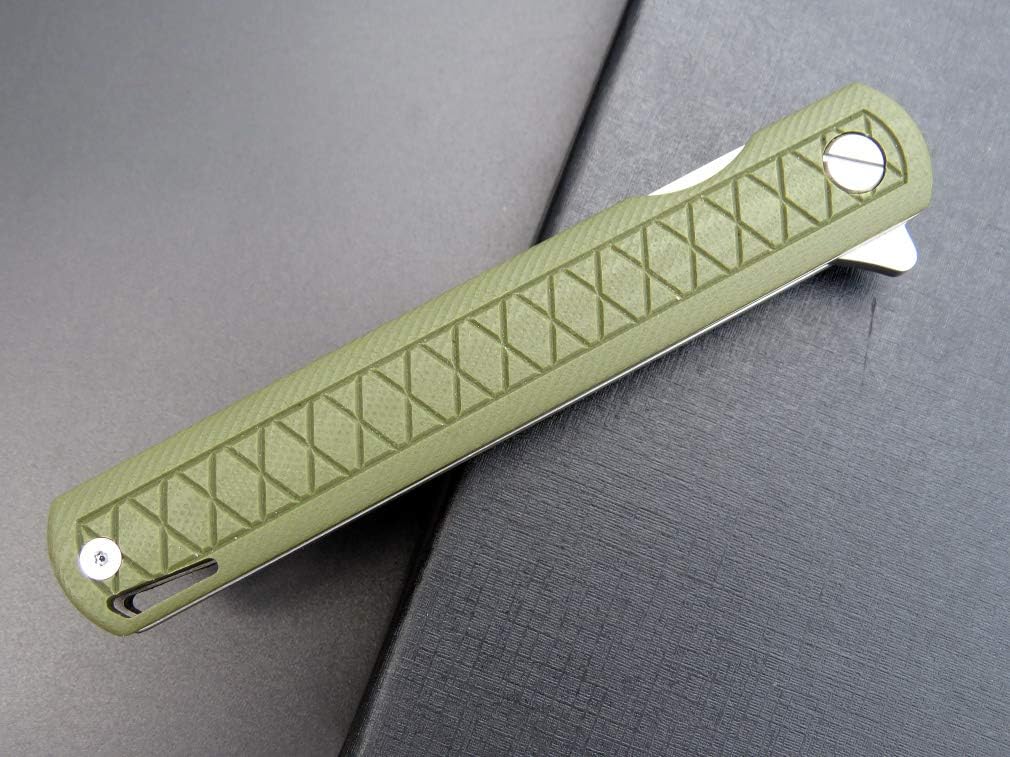 Eafengrow EF16 Folding Pocket Knife D2 Steel Blade G10 Handle Flipper EDC Outdoor Camping Utility Knife
