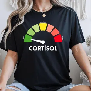 Funny Cortisol Stress Meme T-Shirt graphic tees